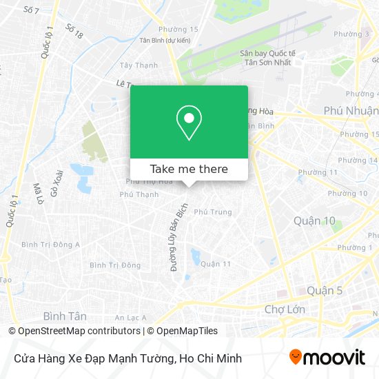 Cửa Hàng Xe Đạp Mạnh Tường map