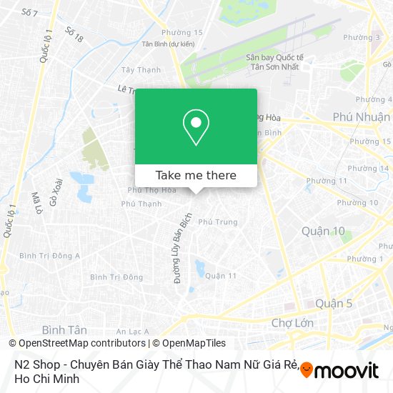 N2 Shop - Chuyên Bán Giày Thể Thao Nam Nữ Giá Rẻ map