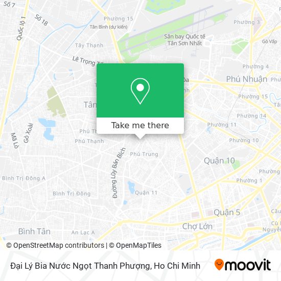 Đại Lý Bia Nước Ngọt Thanh Phượng map