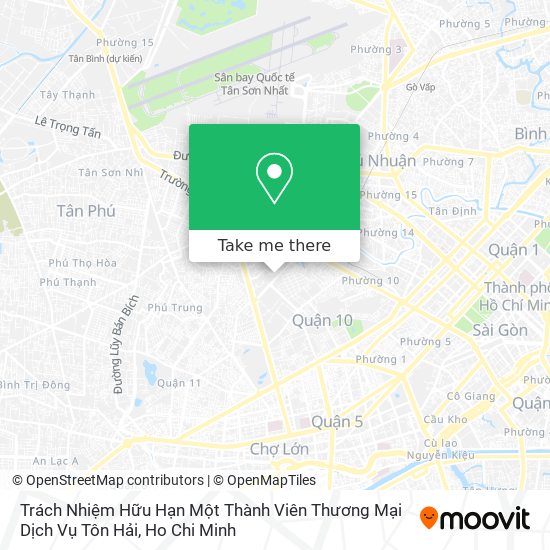 Trách Nhiệm Hữu Hạn Một Thành Viên Thương Mại Dịch Vụ Tôn Hải map