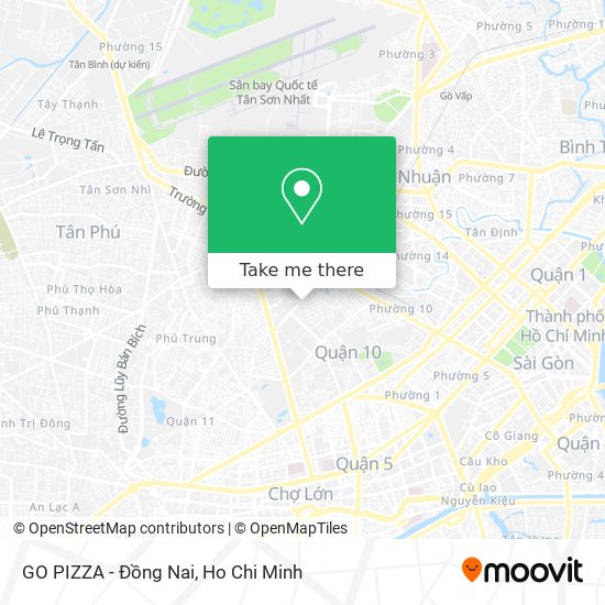 GO PIZZA - Đồng Nai map