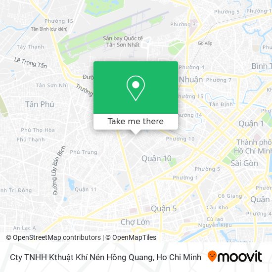 Cty TNHH Kthuật Khí Nén Hồng Quang map