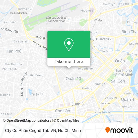 Cty Cổ Phần Cnghệ Thb VN map