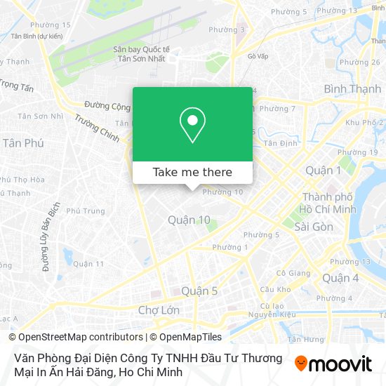 Văn Phòng Đại Diện Công Ty TNHH Đầu Tư Thương Mại In Ấn Hải Đăng map