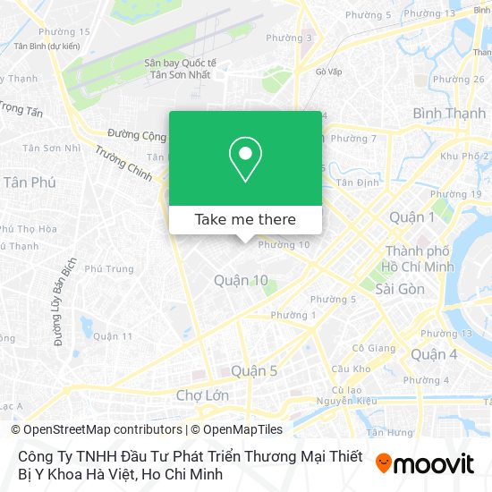 Công Ty TNHH Đầu Tư Phát Triển Thương Mại Thiết Bị Y Khoa Hà Việt map