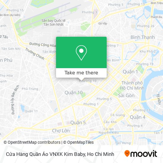 Cửa Hàng Quần Áo VNXK Kim Baby map