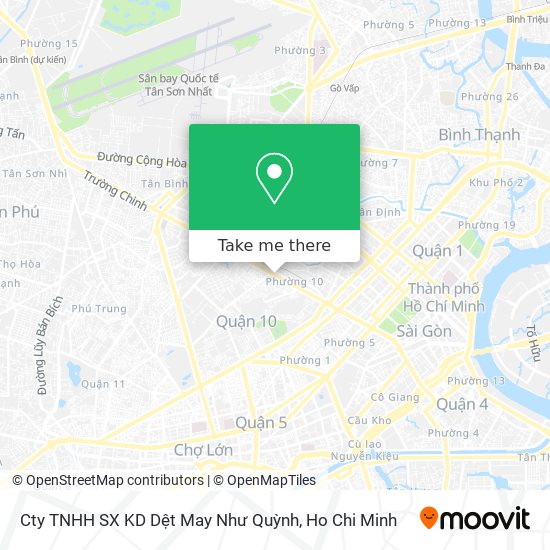 Cty TNHH SX KD Dệt May Như Quỳnh map