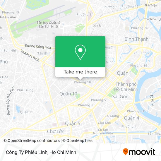 Công Ty Phiêu Linh map