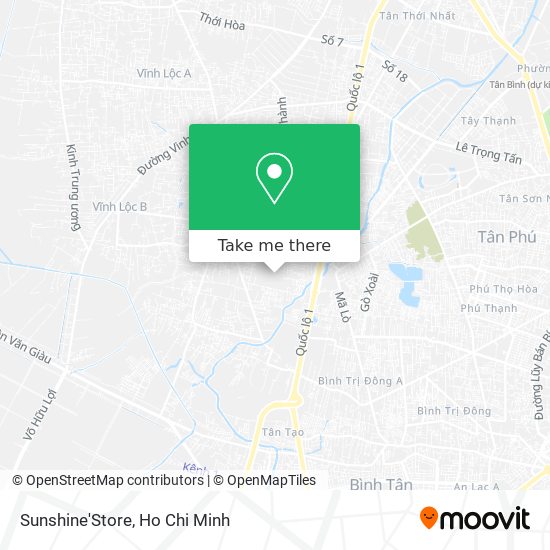 Sunshine'Store map