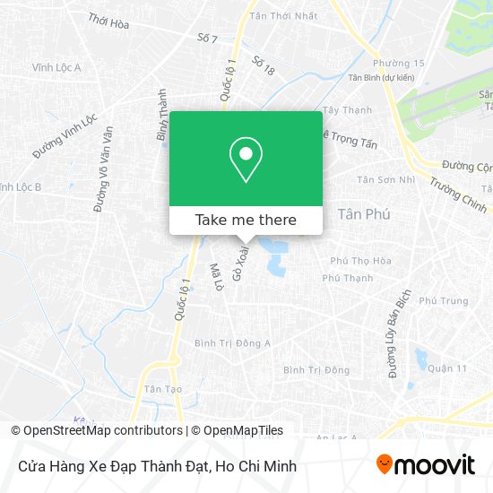 Cửa Hàng Xe Đạp Thành Đạt map