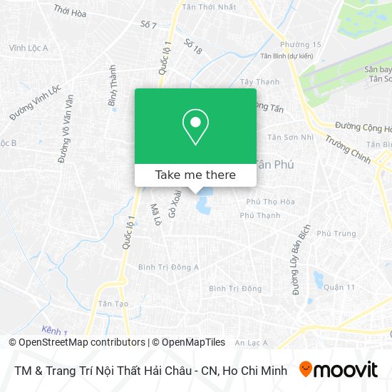 TM & Trang Trí Nội Thất Hải Châu - CN map