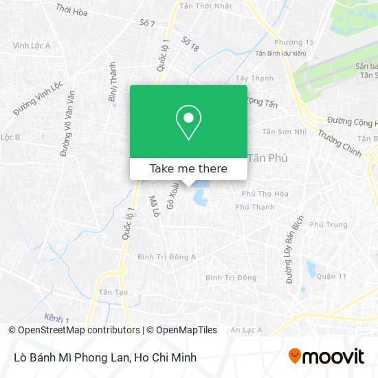 Lò Bánh Mì Phong Lan map