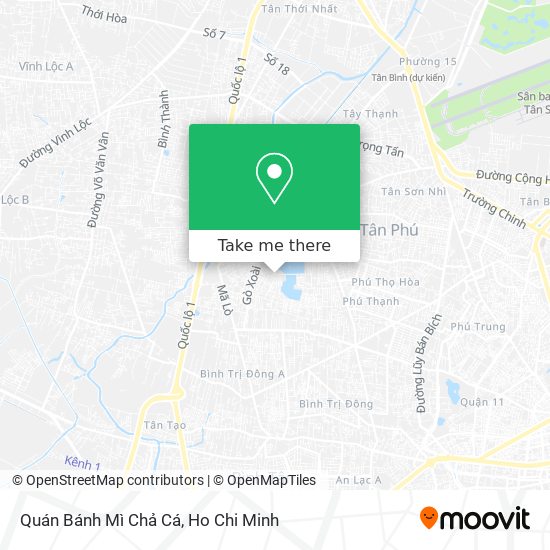 Quán Bánh Mì Chả Cá map