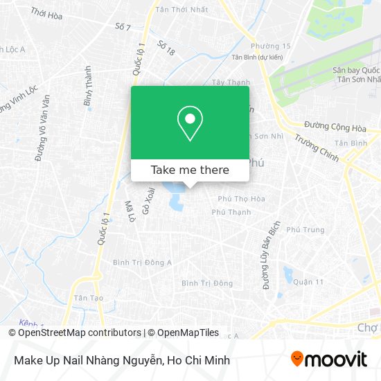Make Up Nail Nhàng Nguyễn map