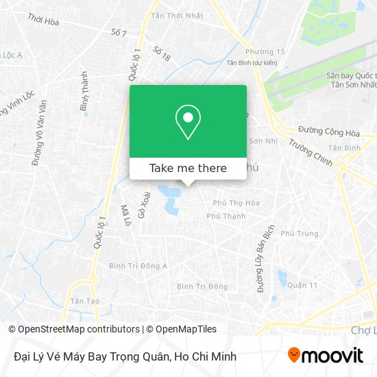 Đại Lý Vé Máy Bay Trọng Quân map