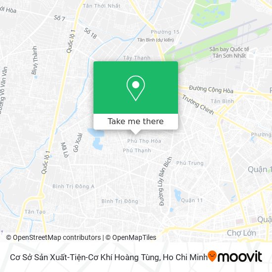 Cơ Sở Sản Xuất-Tiện-Cơ Khí Hoàng Tùng map