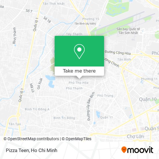 Pizza Teen map