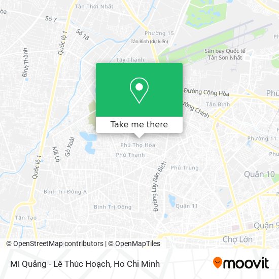 Mì Quảng - Lê Thúc Hoạch map