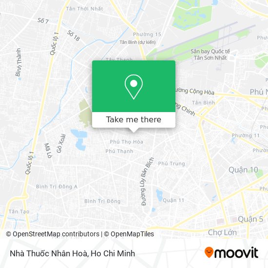 Nhà Thuốc Nhân Hoà map