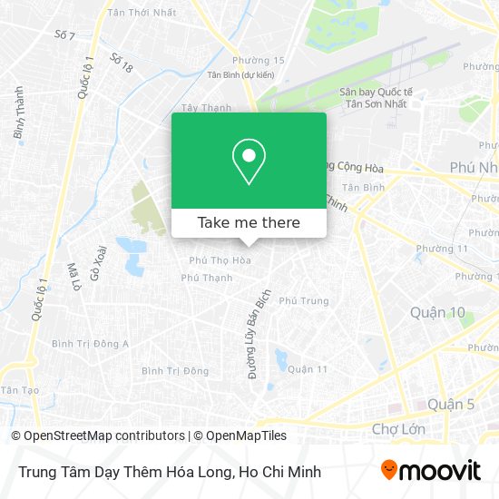 Trung Tâm Dạy Thêm Hóa Long map