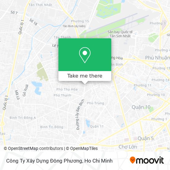 Công Ty Xây Dựng Đông Phương map