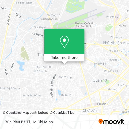 Bún Riêu Bà Ti map