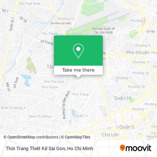 Thời Trang Thiết Kế Sài Gòn map