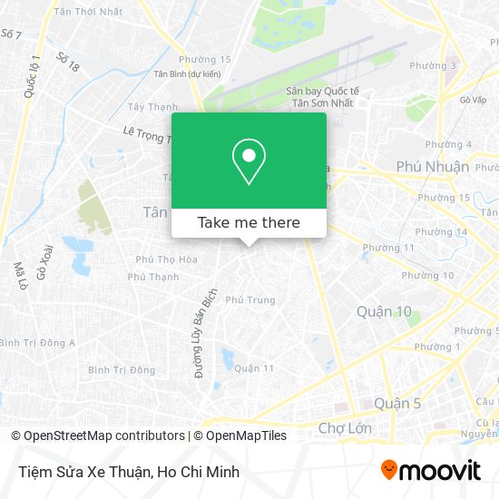 Tiệm Sửa Xe Thuận map