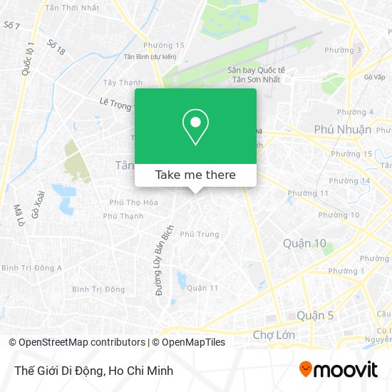 Thế Giới Di Động map