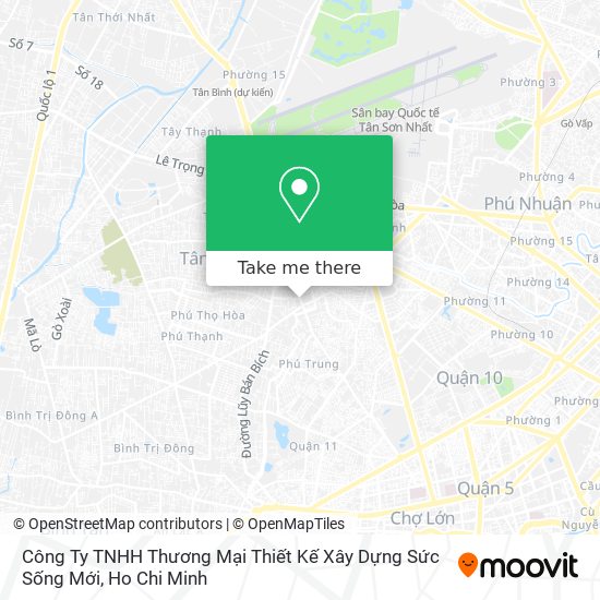 Công Ty TNHH Thương Mại Thiết Kế Xây Dựng Sức Sống Mới map