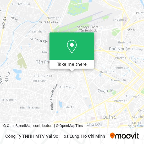 Công Ty TNHH MTV Vải Sợi Hoa Lung map
