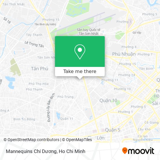 Mannequins Chí Dương map