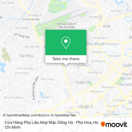 Cửa Hàng Phụ Liệu May Mặc Dũng Hà - Phú Hòa map