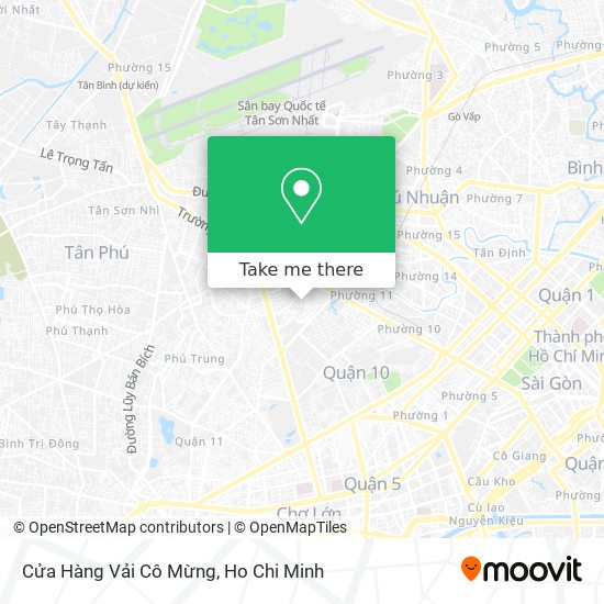 Cửa Hàng Vải Cô Mừng map