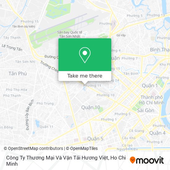 Công Ty Thương Mại Và Vận Tải Hương Việt map