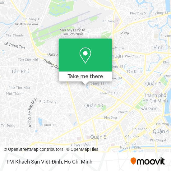 TM Khách Sạn Việt Đình map