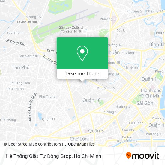 Hệ Thống Giặt Tự Động Gtop map