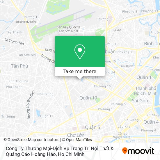 Công Ty Thương Mại-Dịch Vụ Trang Trí Nội Thất & Quảng Cáo Hoàng Hảo map