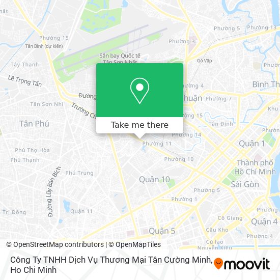 Công Ty TNHH Dịch Vụ Thương Mại Tân Cường Minh map