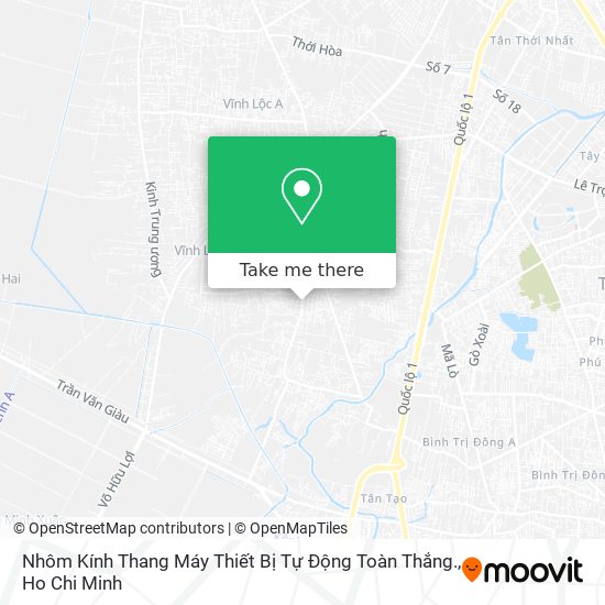 Nhôm Kính Thang Máy Thiết Bị Tự Động Toàn Thắng. map