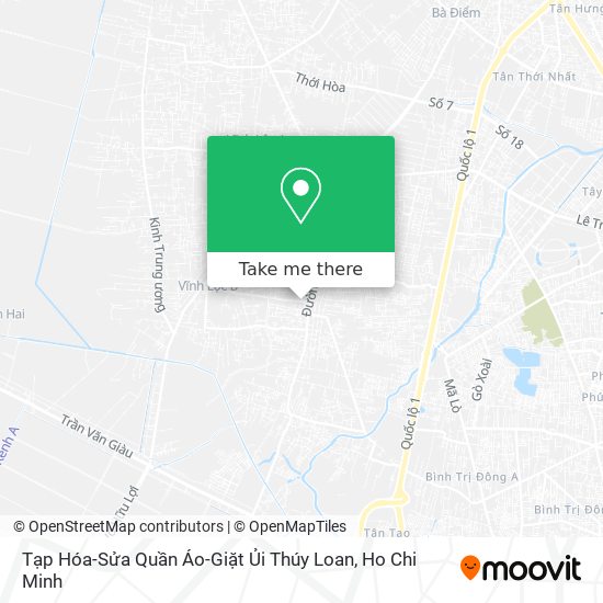 Tạp Hóa-Sửa Quần Áo-Giặt Ủi Thúy Loan map