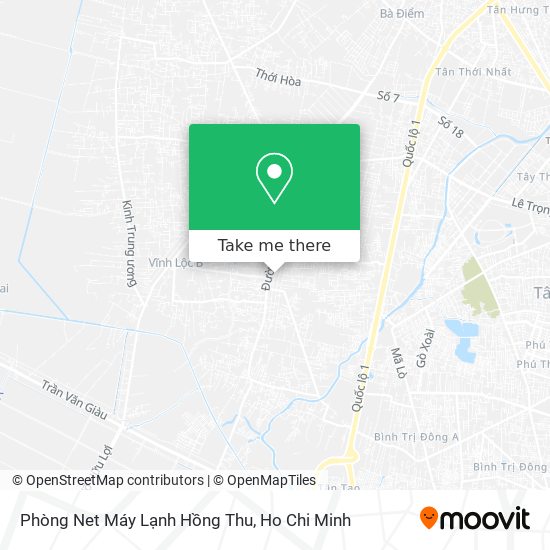 Phòng Net Máy Lạnh Hồng Thu map