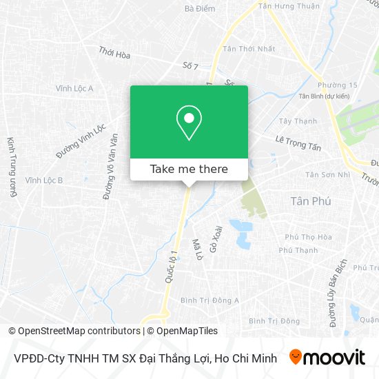 VPĐD-Cty TNHH TM SX Đại Thắng Lợi map