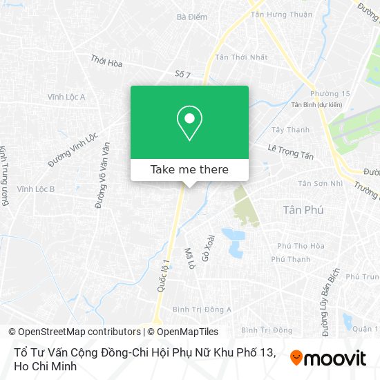 Tổ Tư Vấn Cộng Đồng-Chi Hội Phụ Nữ Khu Phố 13 map