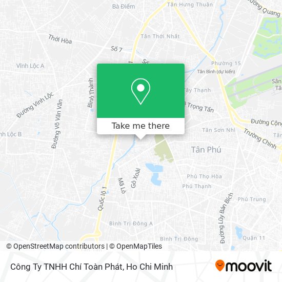 Công Ty TNHH Chí Toàn Phát map