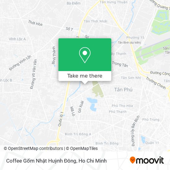 Coffee Gốm Nhật Huỳnh Đông map