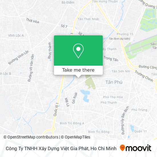 Công Ty TNHH Xây Dựng Việt Gia Phát map