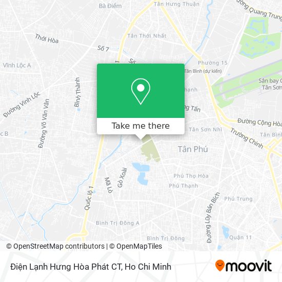 Điện Lạnh Hưng Hòa Phát CT map