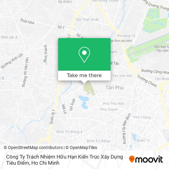 Công Ty Trách Nhiệm Hữu Hạn Kiến Trúc Xây Dựng Tiêu Điểm map