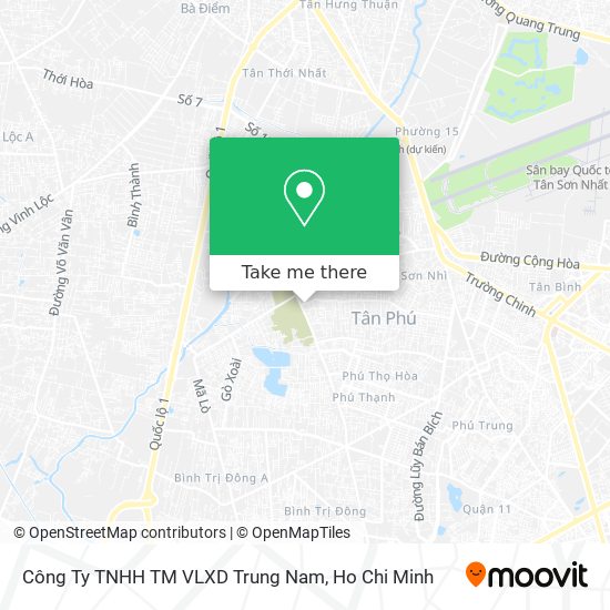 Công Ty TNHH TM VLXD Trung Nam map